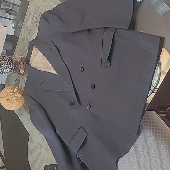 Dior Other - CHRISTIAN DIOR MEN'S VINTAGE STRIPPED WOOL SUIT COAT Blazer LARGE